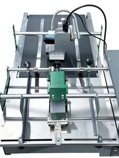 Armaah Automatic TIJ Date Batch Coder with 30cm Feeder Conveyor