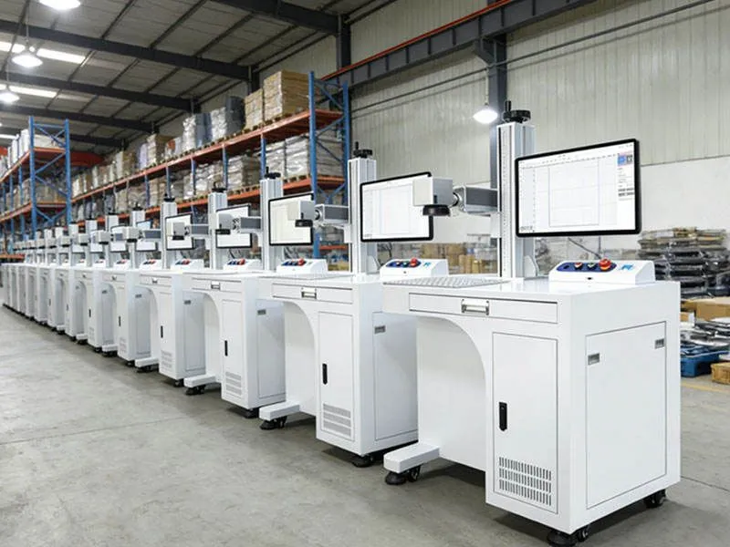 Galvo Scanner UV Laser Marking Machine with Rotary Axis