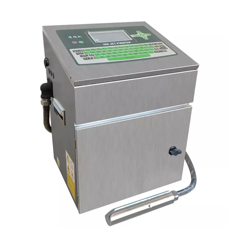 Automatic CIJ Industrial Inkjet Printer for Bottles, Pipes & Cables