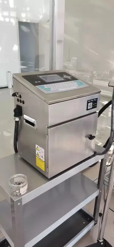 Automatic CIJ Industrial Inkjet Printer for Bottles, Pipes & Cables