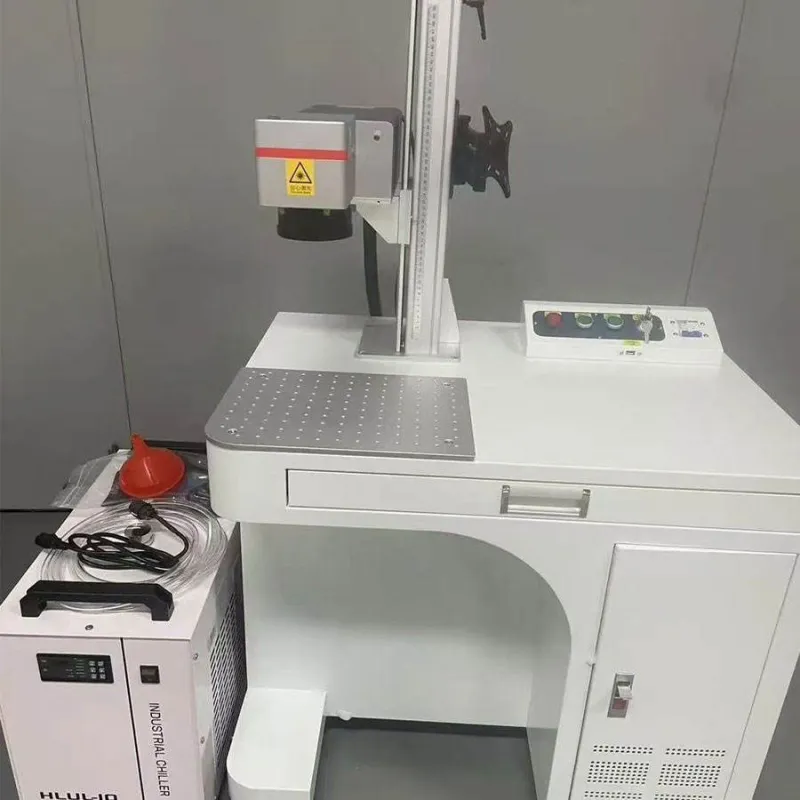 Galvo Scanner UV Laser Marking Machine with Rotary Axis