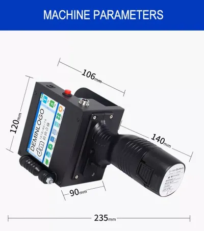 Armaah 600dpi Handheld Inkjet Printer 50mm