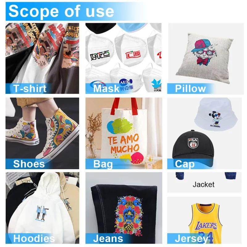 6-Colour A4 DTG T-Shirt & Garment Printing Machine